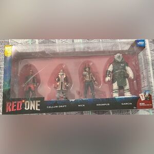 Red One Movie Maniacs Multipack Action Figure Set Gold Label by MacFarlane Toys